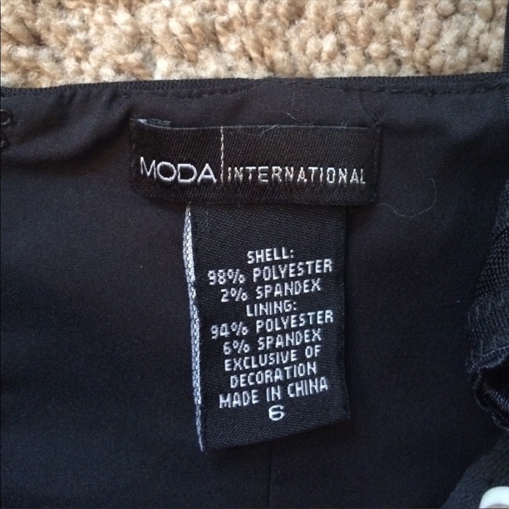 Victoria secret moda int'l  corset mini dress Sz 6 - Picture 2 of 4